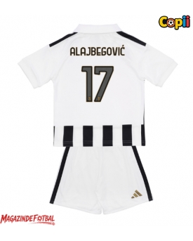 Juventus Kerim Alajbegovic #17 Echipament de Fotbal Replică 2026-27 Copii Acasa (+ Șorturi)